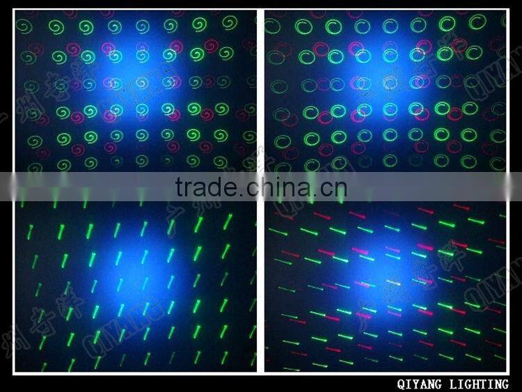 AMAZING full color animation laser light with LED bule effect