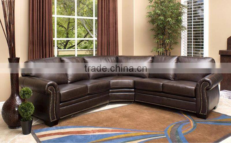 Simple modern home use sofa set with unique fabric cover KW9027
