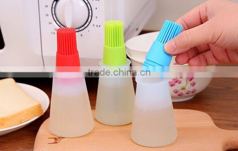 Hot Sale Food Grade Silicone Basting Brushes & oil bottle Brush,Baking and Grilling, Heat-Resistant Cooking Utensils