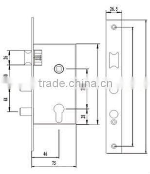 lever combination good quality of pad lock