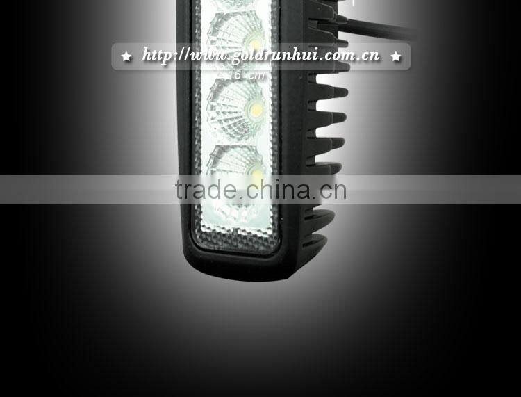 GoldRunhui RH-L0460 High Quality 12v 18w Led Work Light,Led Offroad Work Light