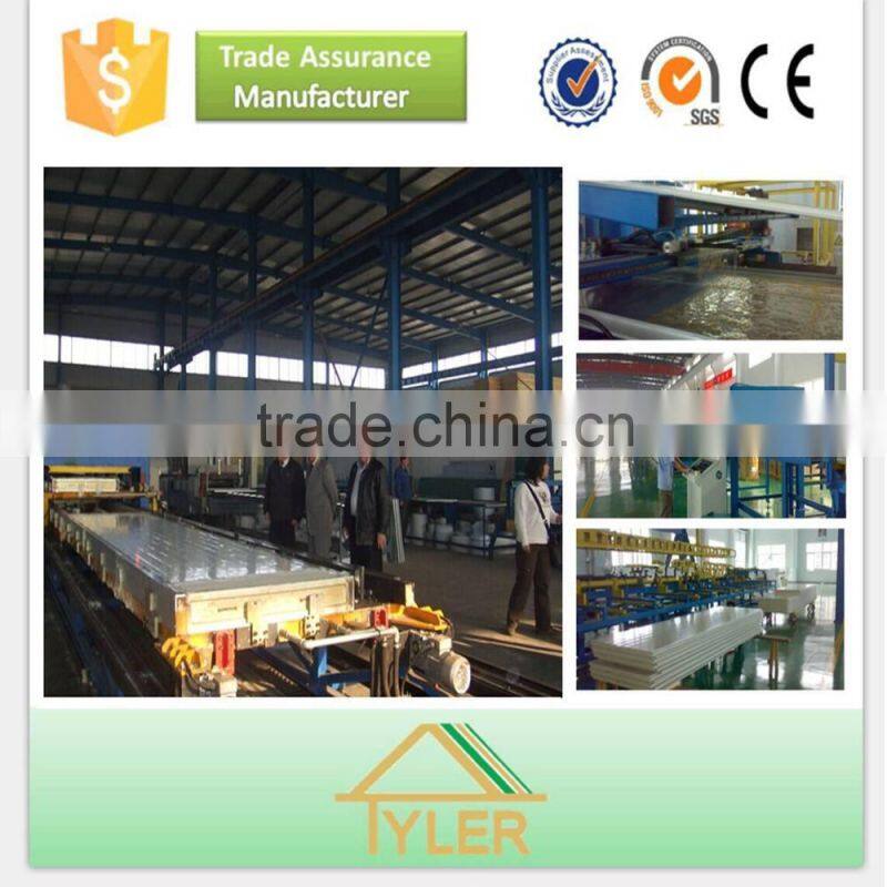 corrugated insulated polyurethane sandwich roof panel