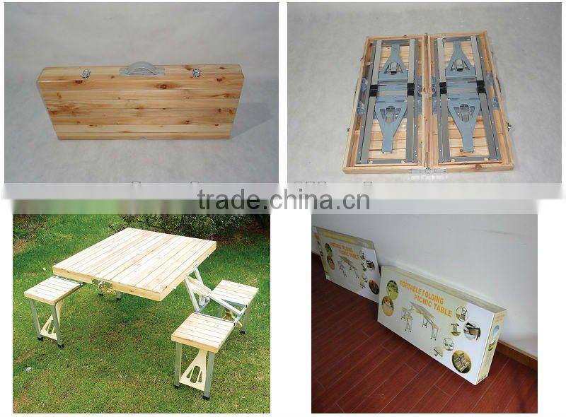 Outdoor Wooden Folding Table