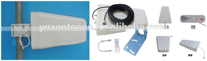 800-2500mhz Outdoor Antenna 3G GSM Outside Directional LPDA Antenna for Signal Booster Repeater with 10m Cable