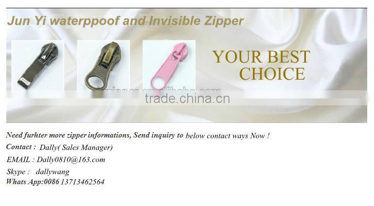 Nylon colorful Fabric Invisible Zippers For Sewing Dress Garment Craft