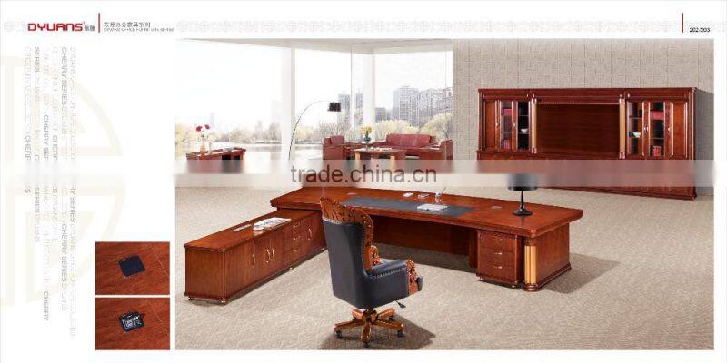 Big and high end luxury HDF executive table for boss