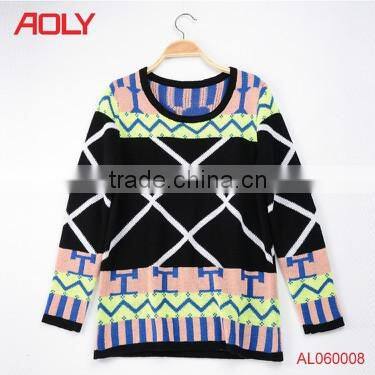 knitted sweater woolen sweater new designs for ladies knitted sweater