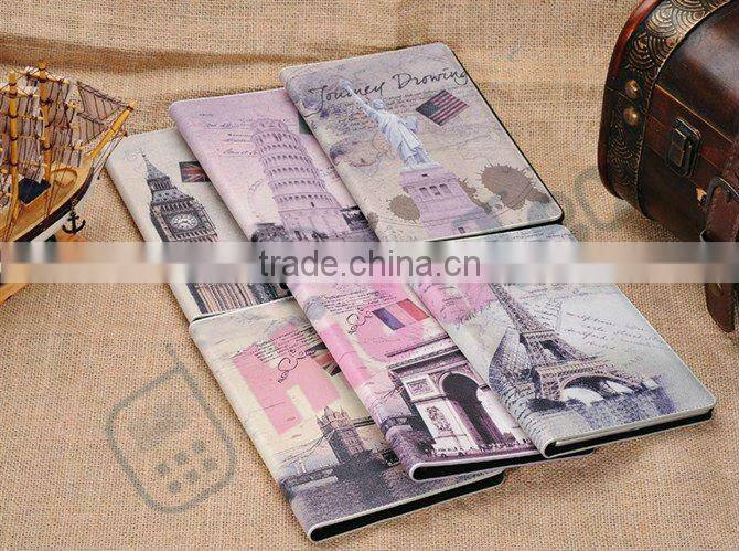 Europe Scenicspot Leather Case for iPad Mini,For iPad Mini Leather Case,Eiffel Tower/ Big Ben/ Triumphal Arch
