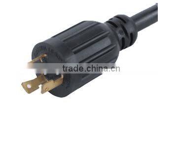 NEMA L6-30P locking power cord plug with cUL approval