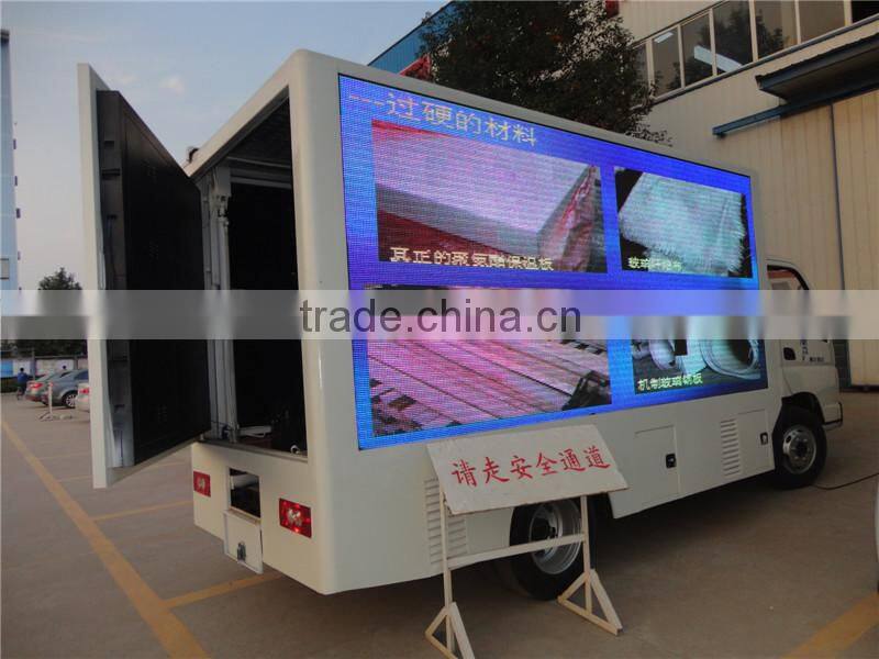 New design foton forland led mobile advertising trucks for sale