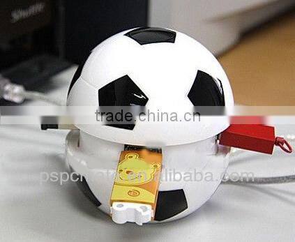 soccer/football shaped 4 port usb 2.0 hub World Cup giveaway gift