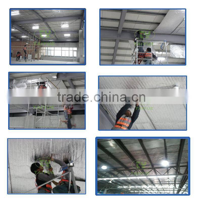 Double Side Aluminum Coated Woven Cloth Radiant Barrier TYI085