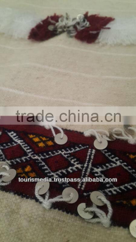 Vintage Moroccan wedding blanket 264cm x 164cm wholesale of handira