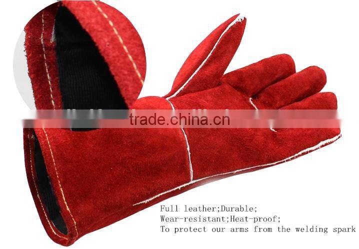 New Design cow leather thin work gloves