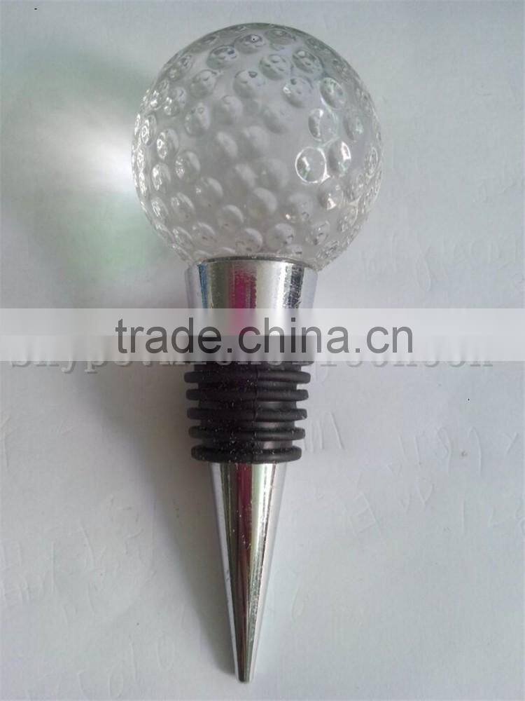 Popular golf ball shape wine stopper exist mold