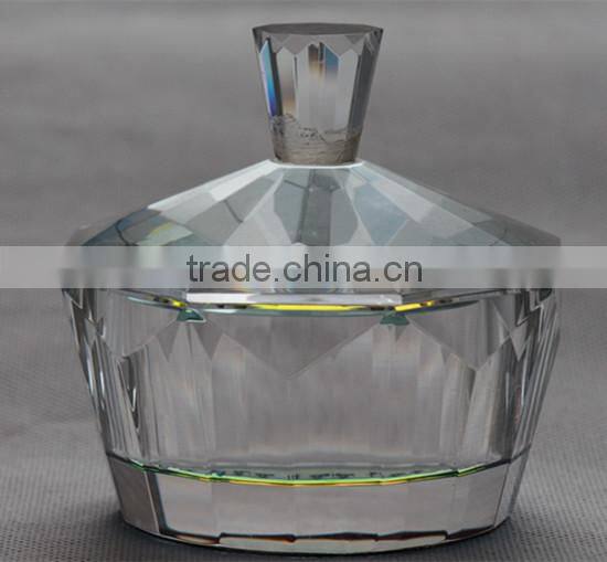 Transparent Crystal Gift Crystal Casket for Home Decoration