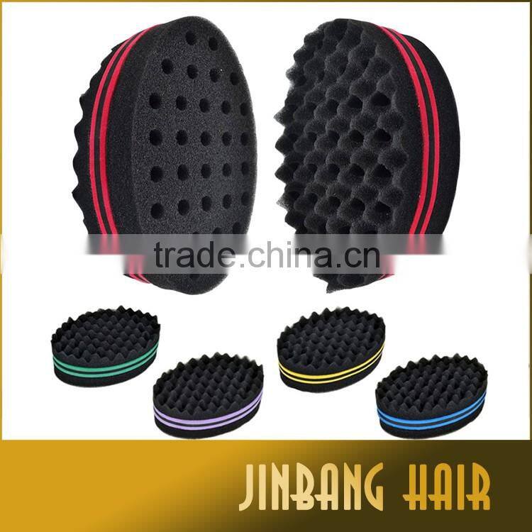 Best Selling and Top Quality! 19011560cm size 46holes 8 shape magic hair twist sponge with customized logo magic twist sponge