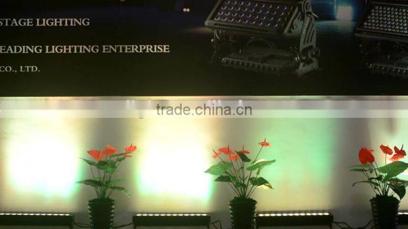 RGBWA five in one 18x12w wall washer lighting/ outdoor wall bar light