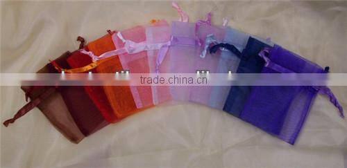 2014 High Quality Colorful Organza Bags