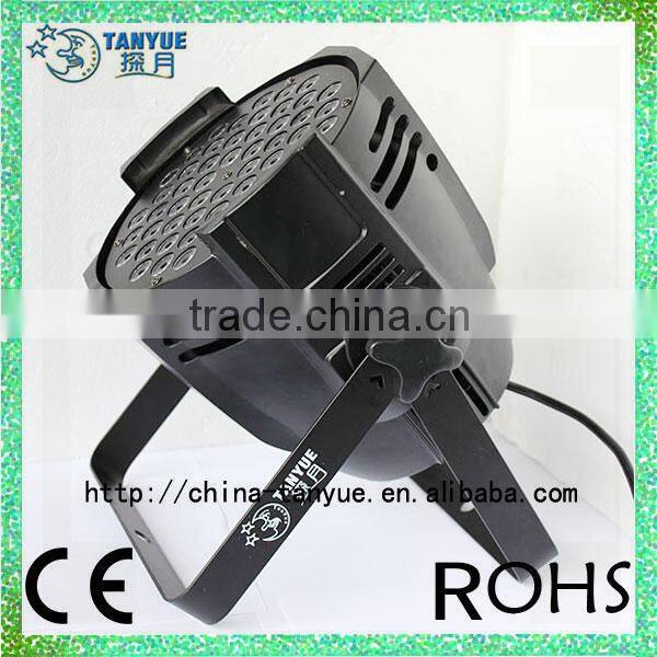 54pcs rgbw with 8CH Aluminum stage led par light 3w