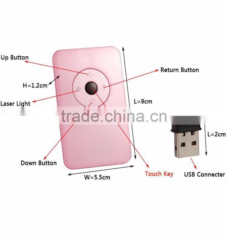 GLEESE Wireless Presenter Remote,Laser Pointer for Presentation,USB Powerpoint Presenter