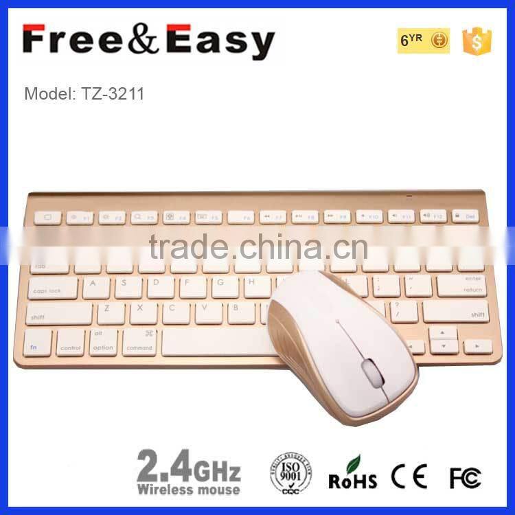 1 Year warranty 10meter working distance wireless keyboard&mouse combo