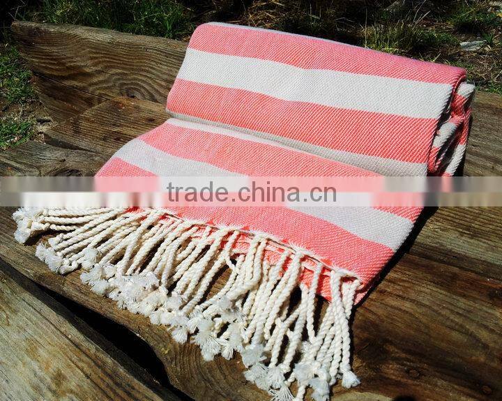 100% Cotton Stripe Pattern 70*180cm Hammam Pestemal Turkish Towel