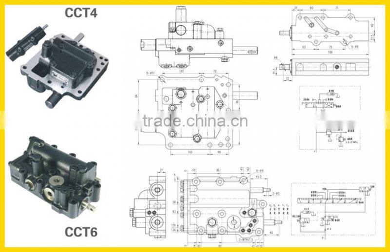 CCT5 hydraulic control valve farm tractor parts
