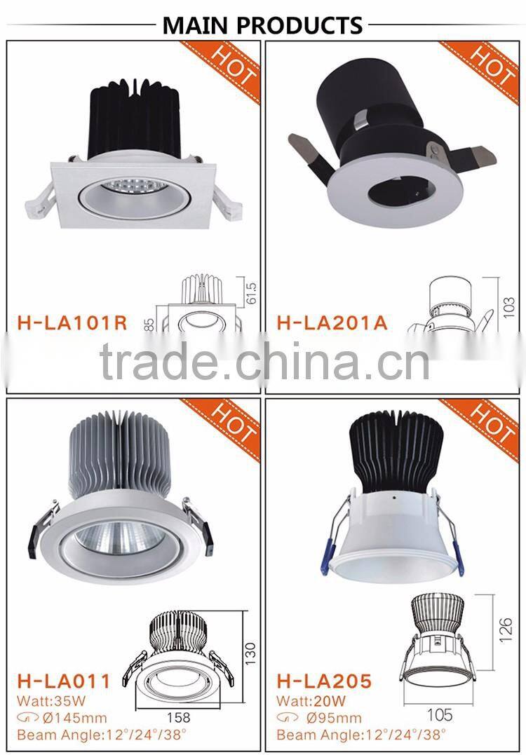 China supplier high quality 7w cob led spot downlight