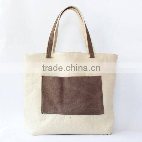 cheap logo printed cotton tote bag road bag carry bag