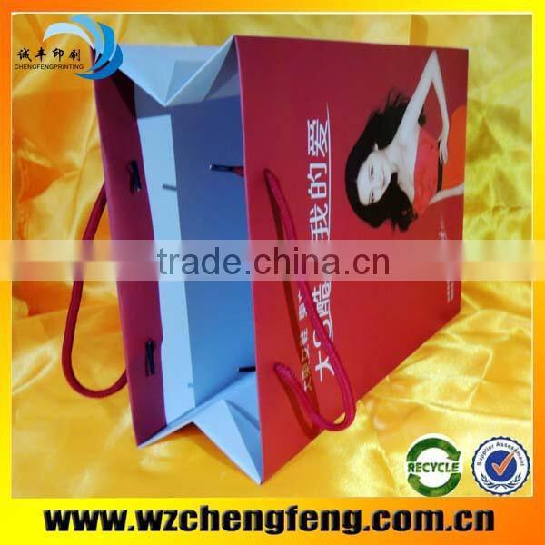 China cheap cardboard paper bag for shoes packaging