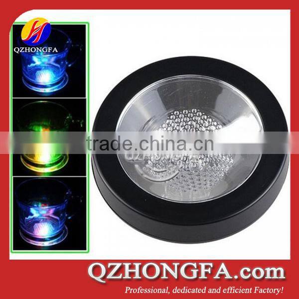 2015 LED light up coaster,led sticker coaster
