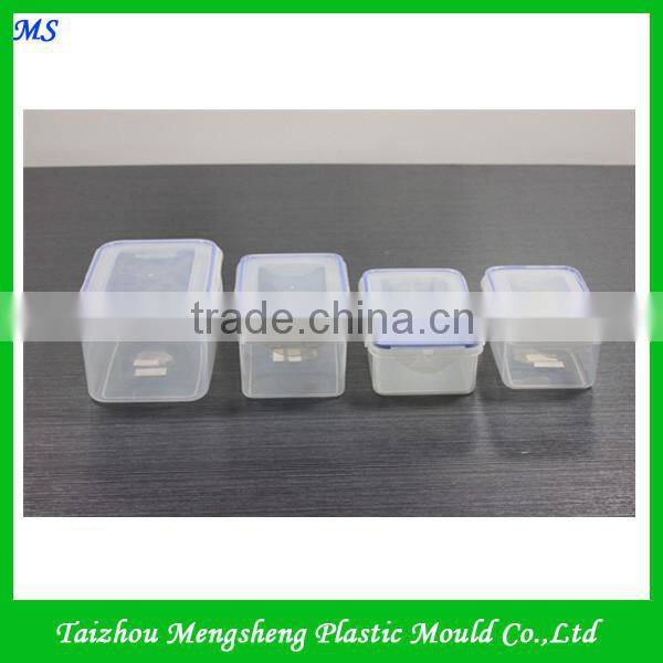 High Quality Food Box with Four Side Locks Mold