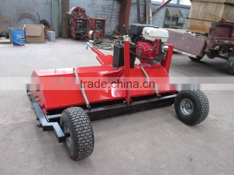 side wheel and rear wheel adjustable remote control lawn mower