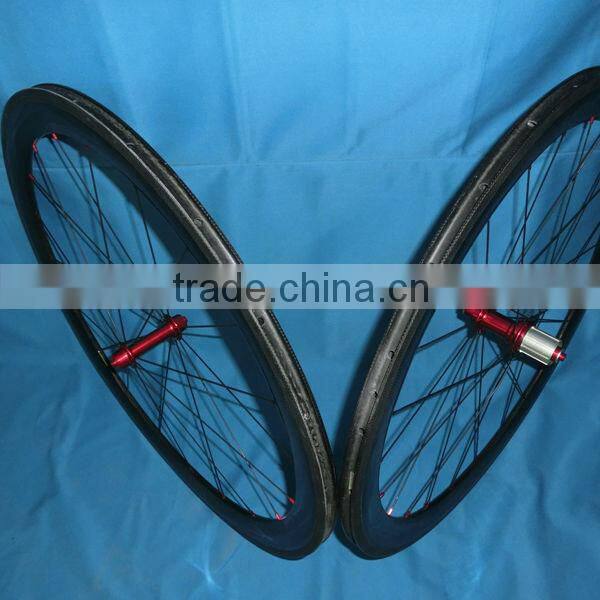 Road bicycle clincher 700C*88mm rim, Full carbon ,glossy/matte/printed finish
