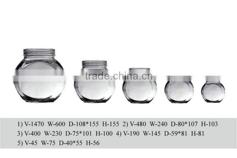 star shape glass wishing bottle with cork, gift jars