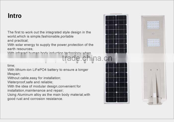 Adjustable solar led street light 40W GH-SRL040