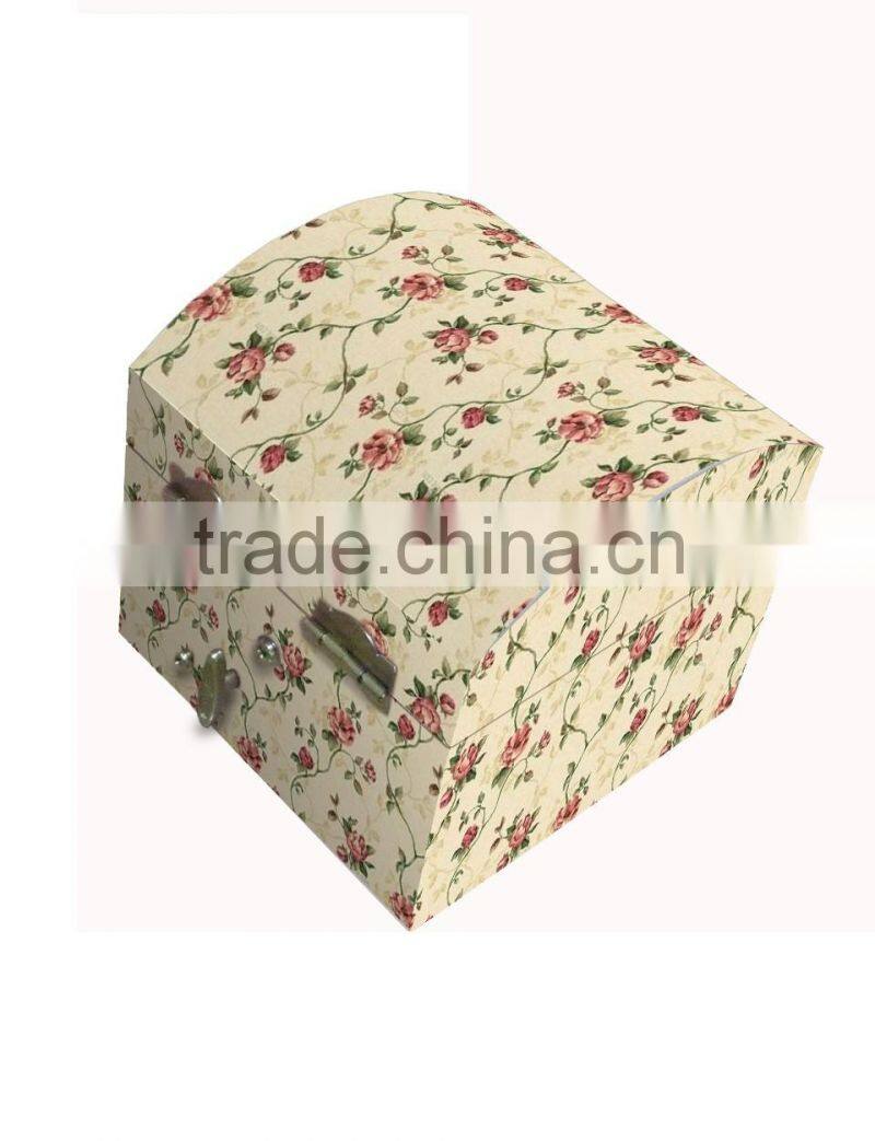 New design Small Oval shaped jewellery dancing cube music box