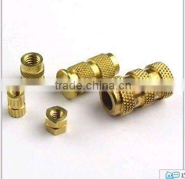 knurling brass insert