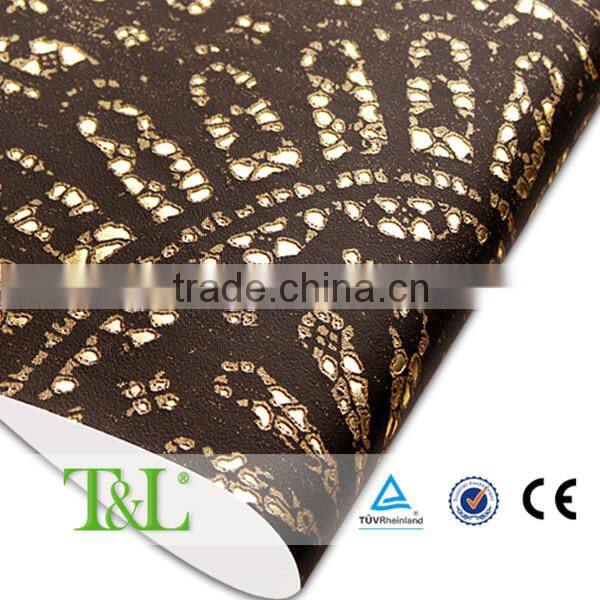 High quality Italian glitter fabric wallpaper royal wallpaper designs 2014