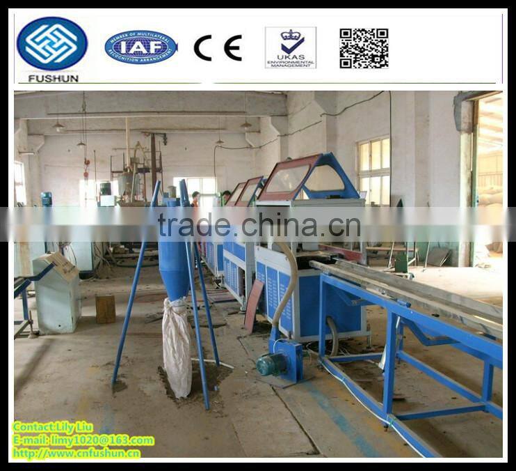 wpc wood plastic composite decking profile machine