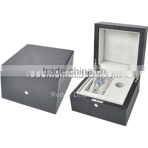 Luxurious Grey Half Glossy Finish Watch Box