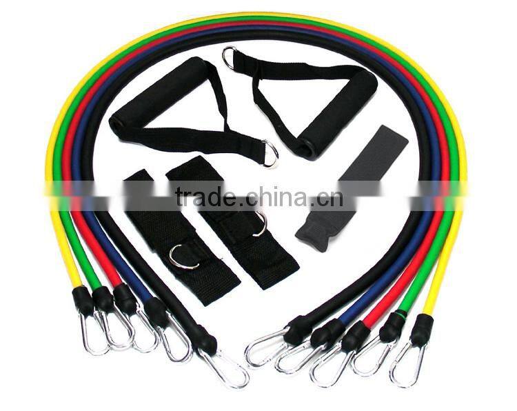 Latex resistance band exercises for women