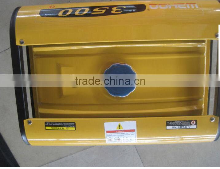 WH3500 Hot selling Super Silient CE&GS approval 2500 watt AC Single Phase Output Type gasoline generator