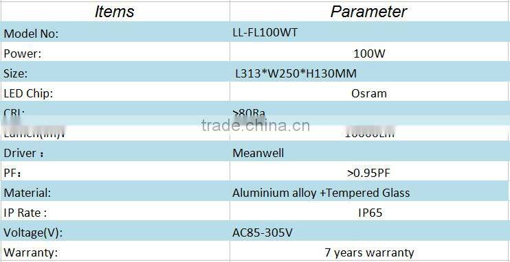 latest products in market factory price ip65 Outdoor SMD LED 100W CE RoHS approved Led Flood light