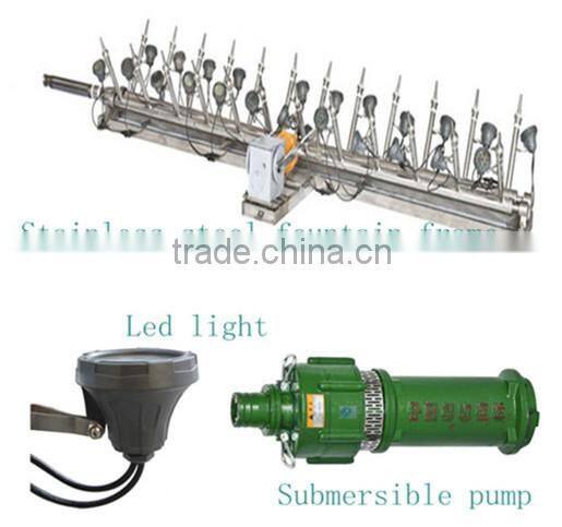 Color changing outdoor musical dancing fountain 3m angel water fountain