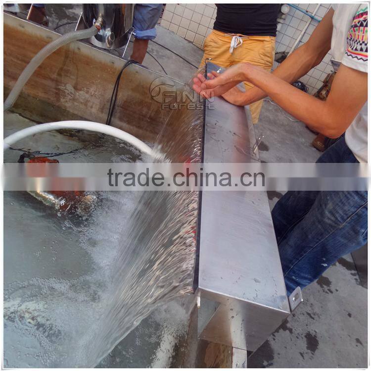 stainless steel water feature spillway for garden pond or pool waterfall landscape