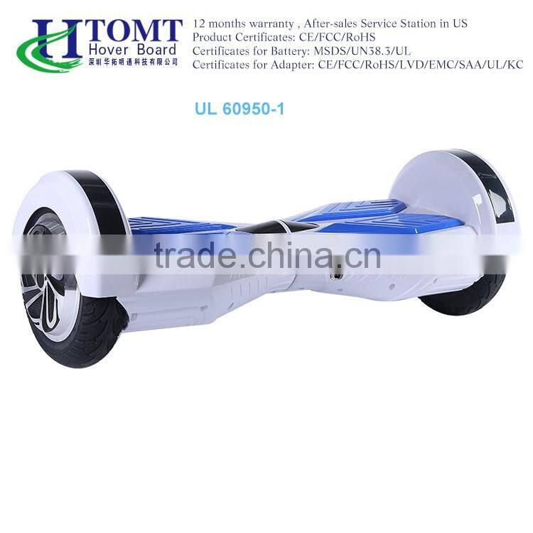 China factory 6.5 8 10 Inches two wheels self balancing scooter with blue tooth speaker
