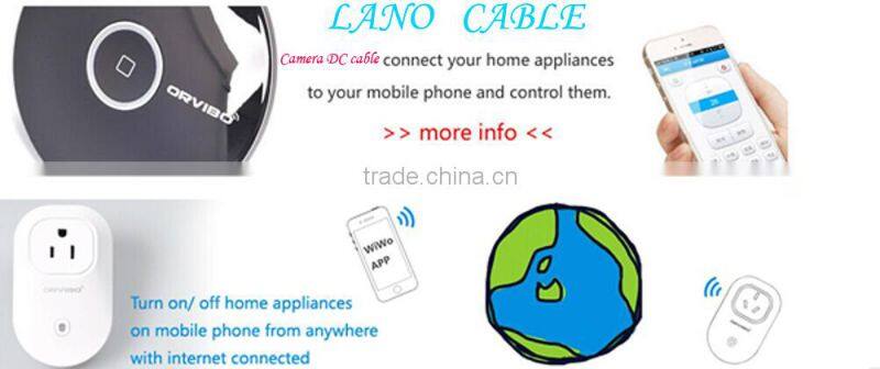 12v ul2464 24awg 2.1mm dc male to female cable