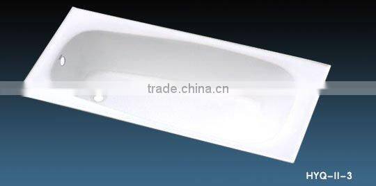 supply drop- in cast iron enamel bathtub